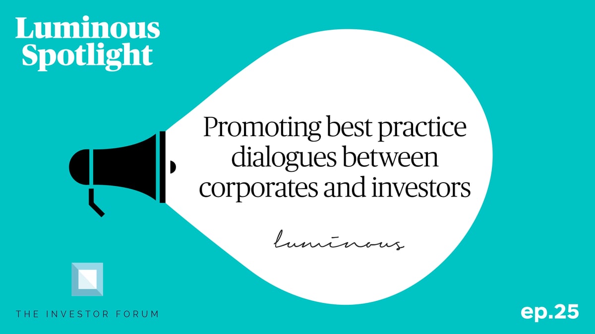 Promoting best-practice dialogues between corporates and investors 